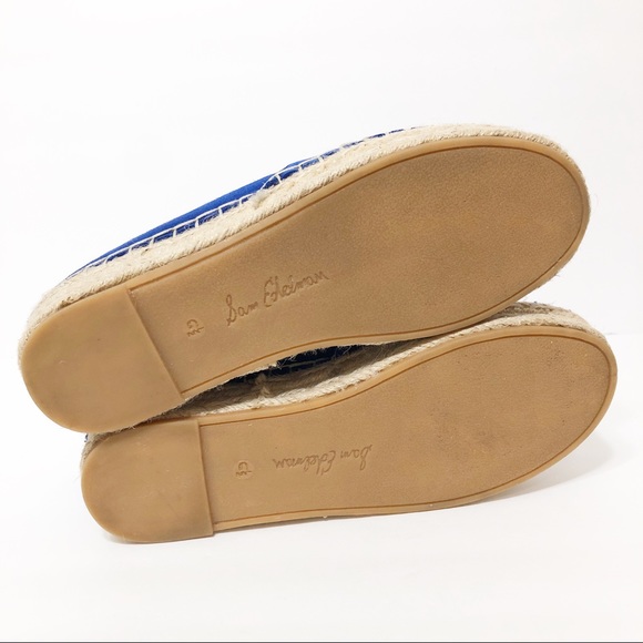 Sam Edelman Carrin Espadrille Nautical Blue Suede - Picture 6 of 8